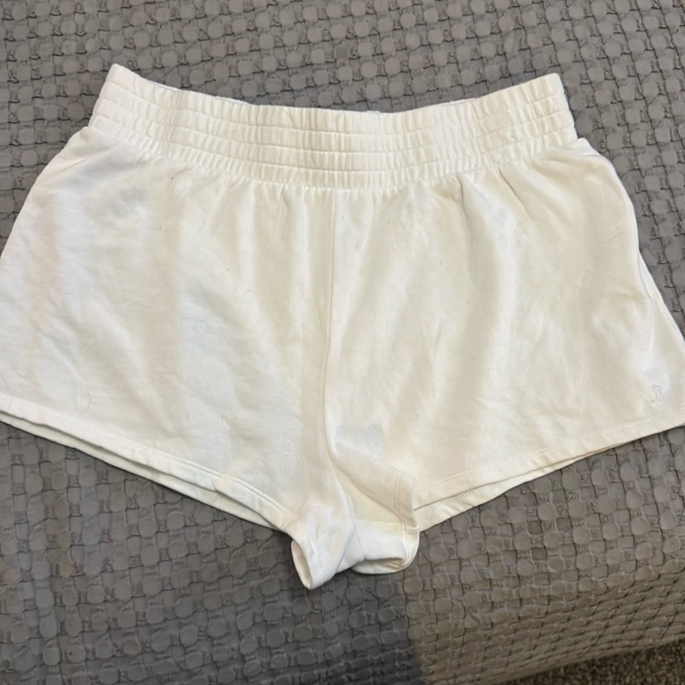 Z Supply - White Rise Up Fleece Shorts